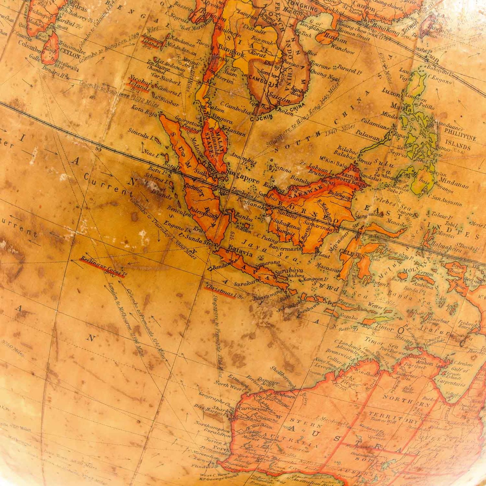 A Geography Globe Circa 1930 - Bild 8 aus 9