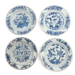 A Series 4 Blue and White Plates