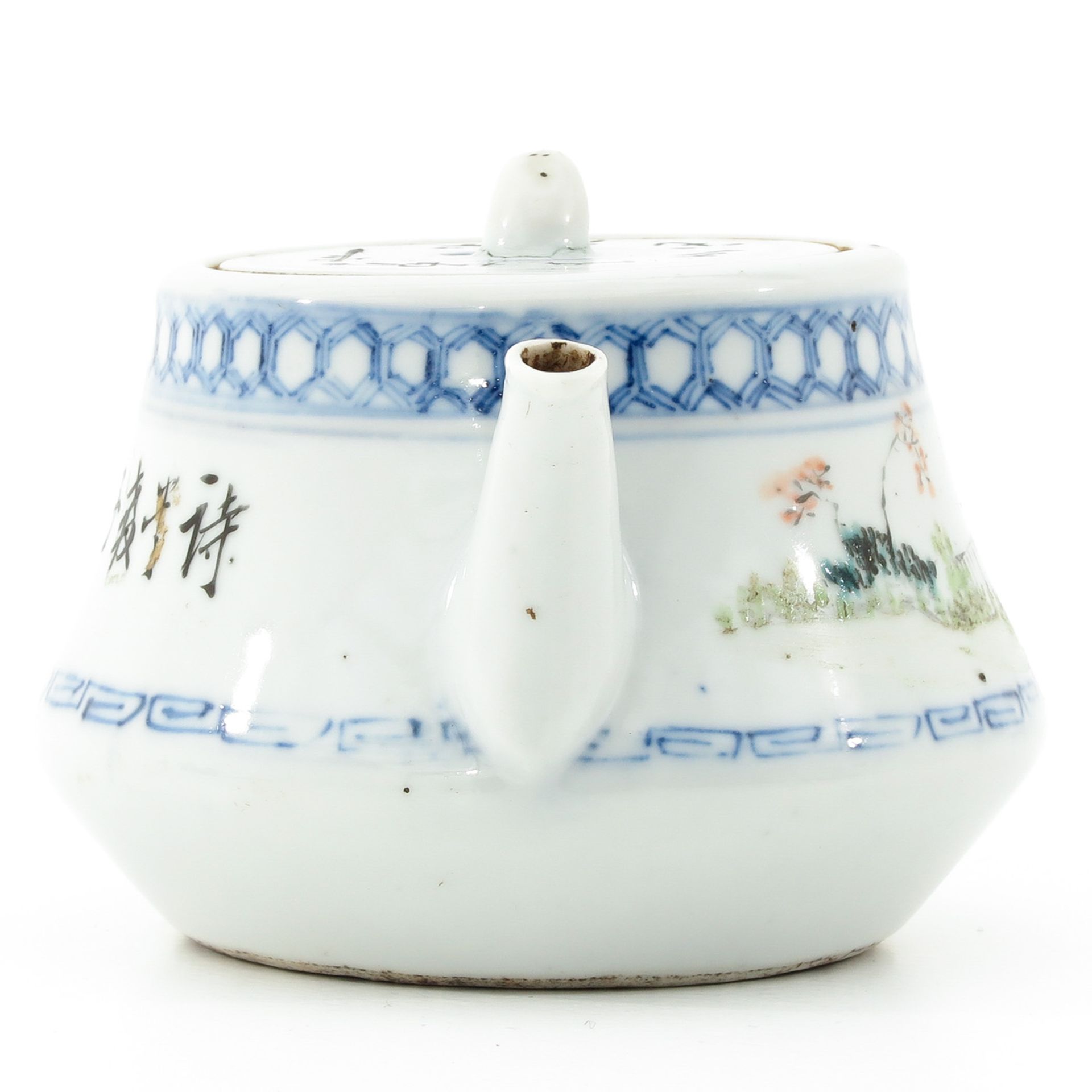 A Qianjiang Cai Decor Teapot - Bild 4 aus 10