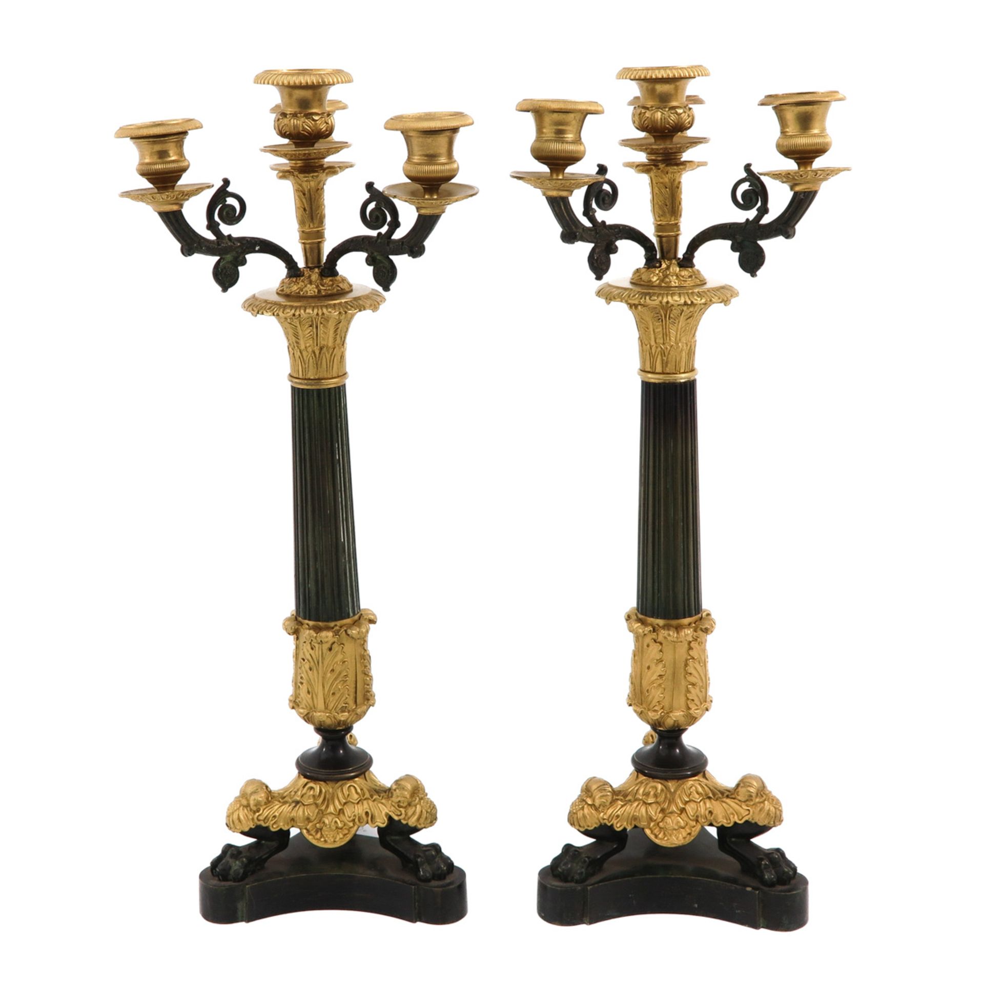 A Pair of 19th Century Candlesticks