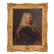 An 18th Century Oil on Canvas Depicting Portrait of Francois Michaud