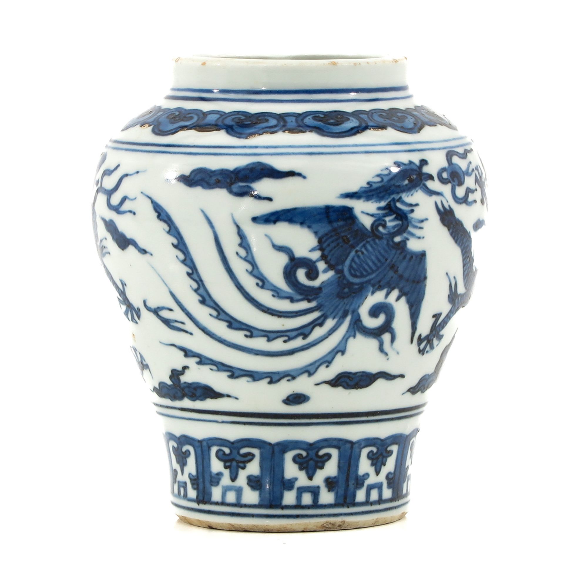 A Blue and White Jar - Image 2 of 9
