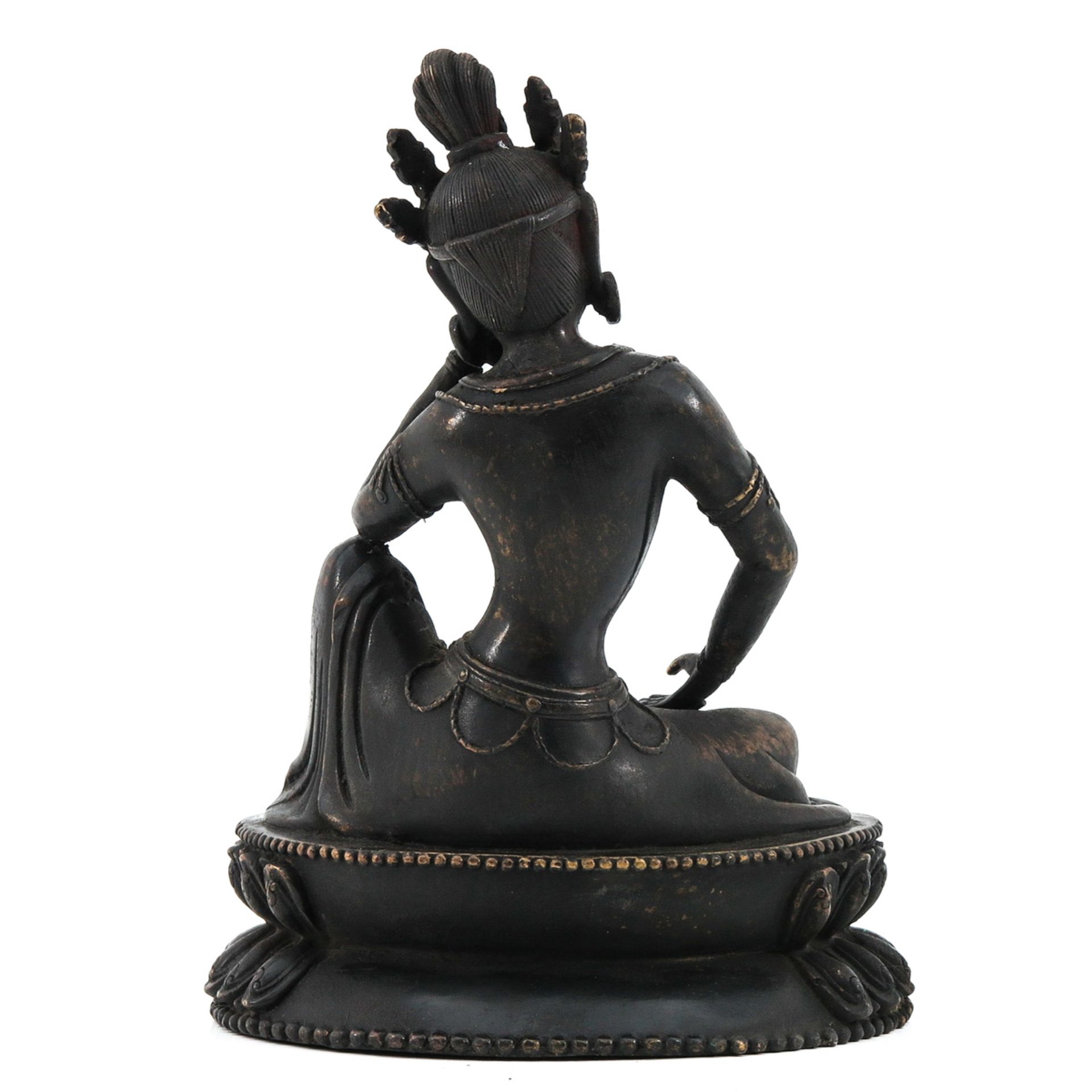 A Bronze Buddha - Bild 3 aus 9