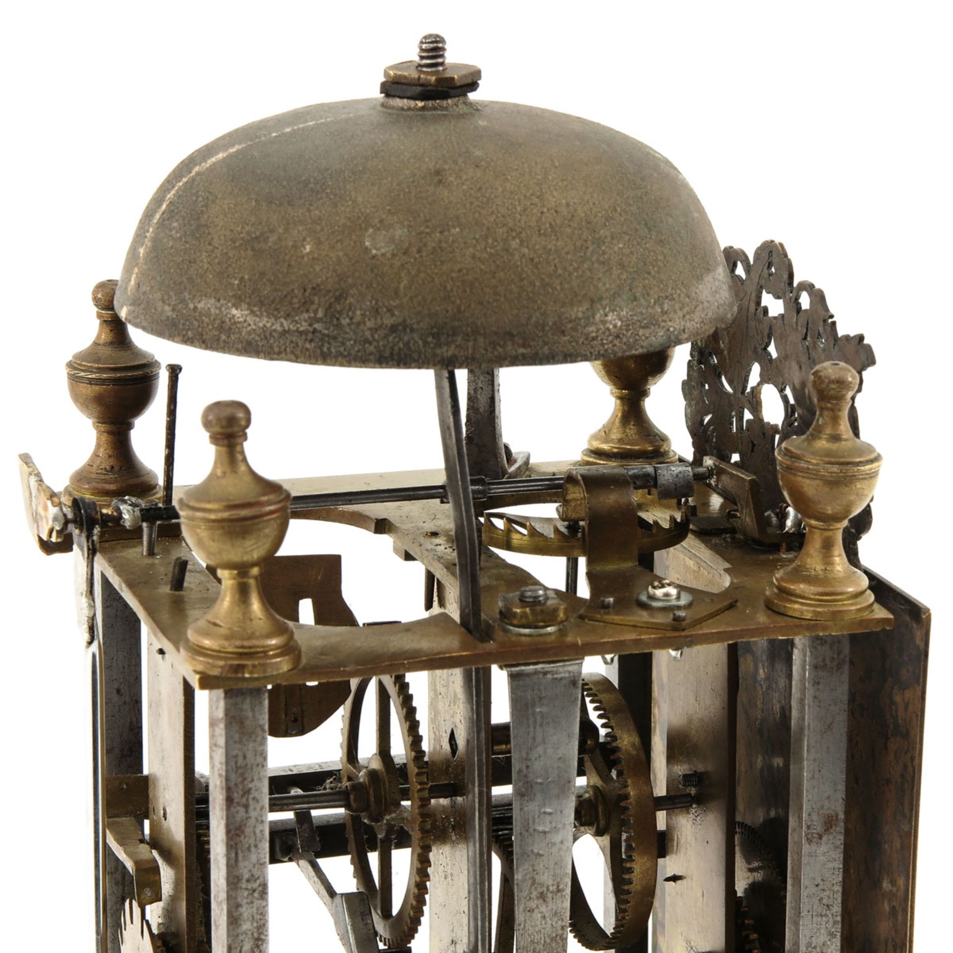 An 18th Century Italian Lantern Clock - Bild 8 aus 9