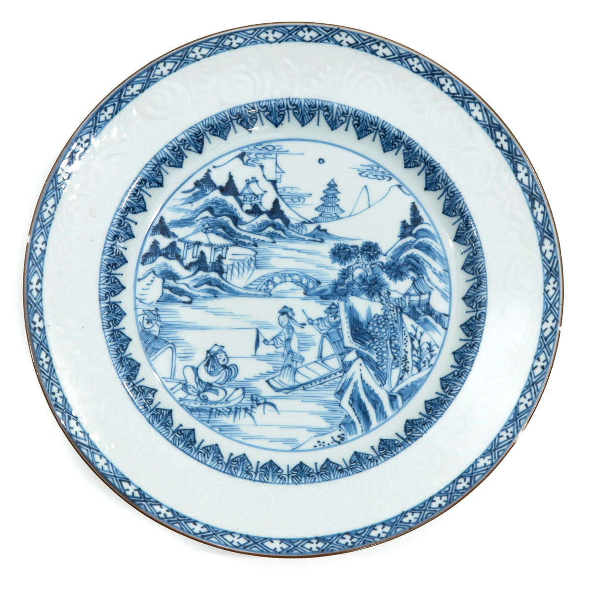 A Series of 5 Blue and White Plates - Image 7 of 10