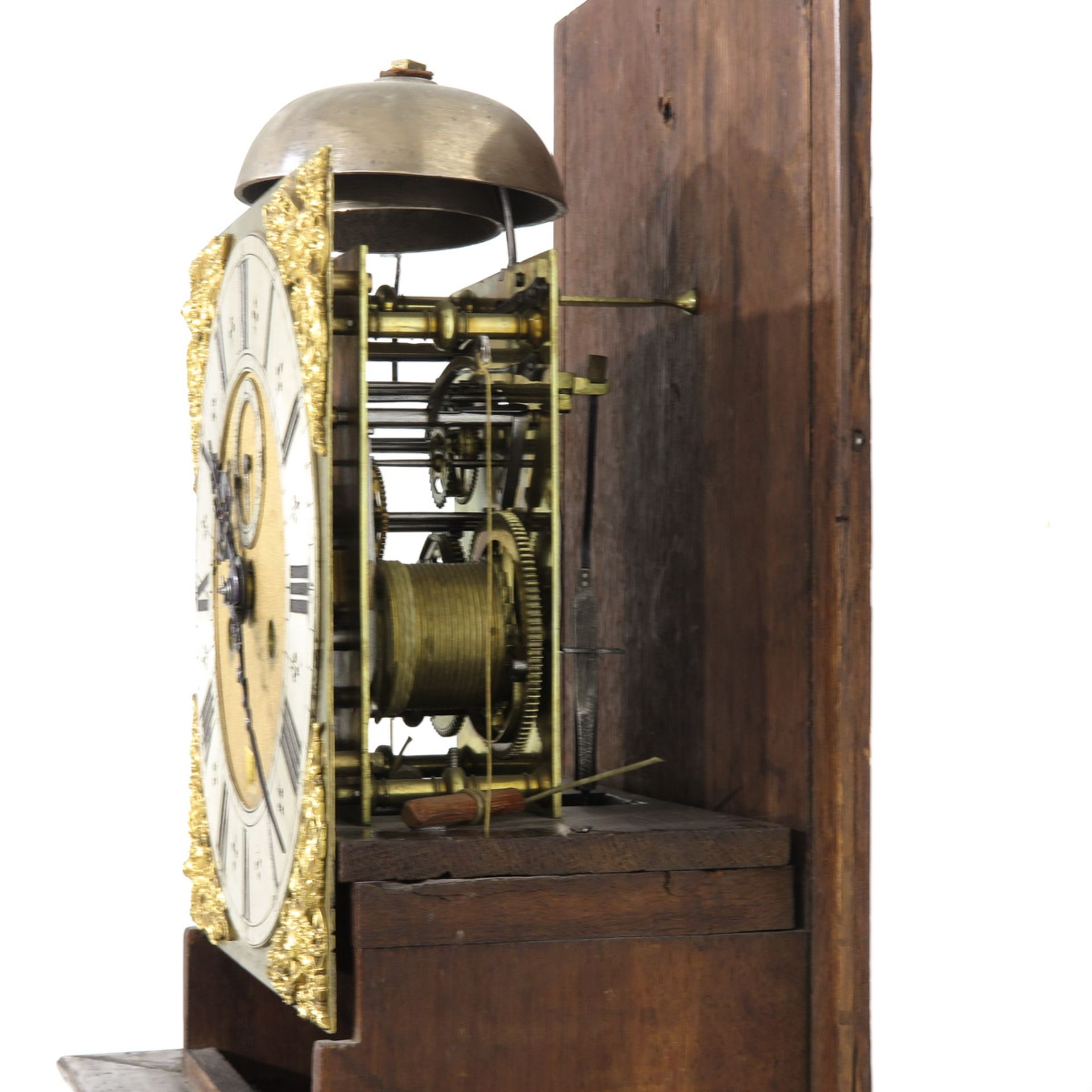 An Amsterdam Standing Clock Singed Joseph Norris - Bild 5 aus 9