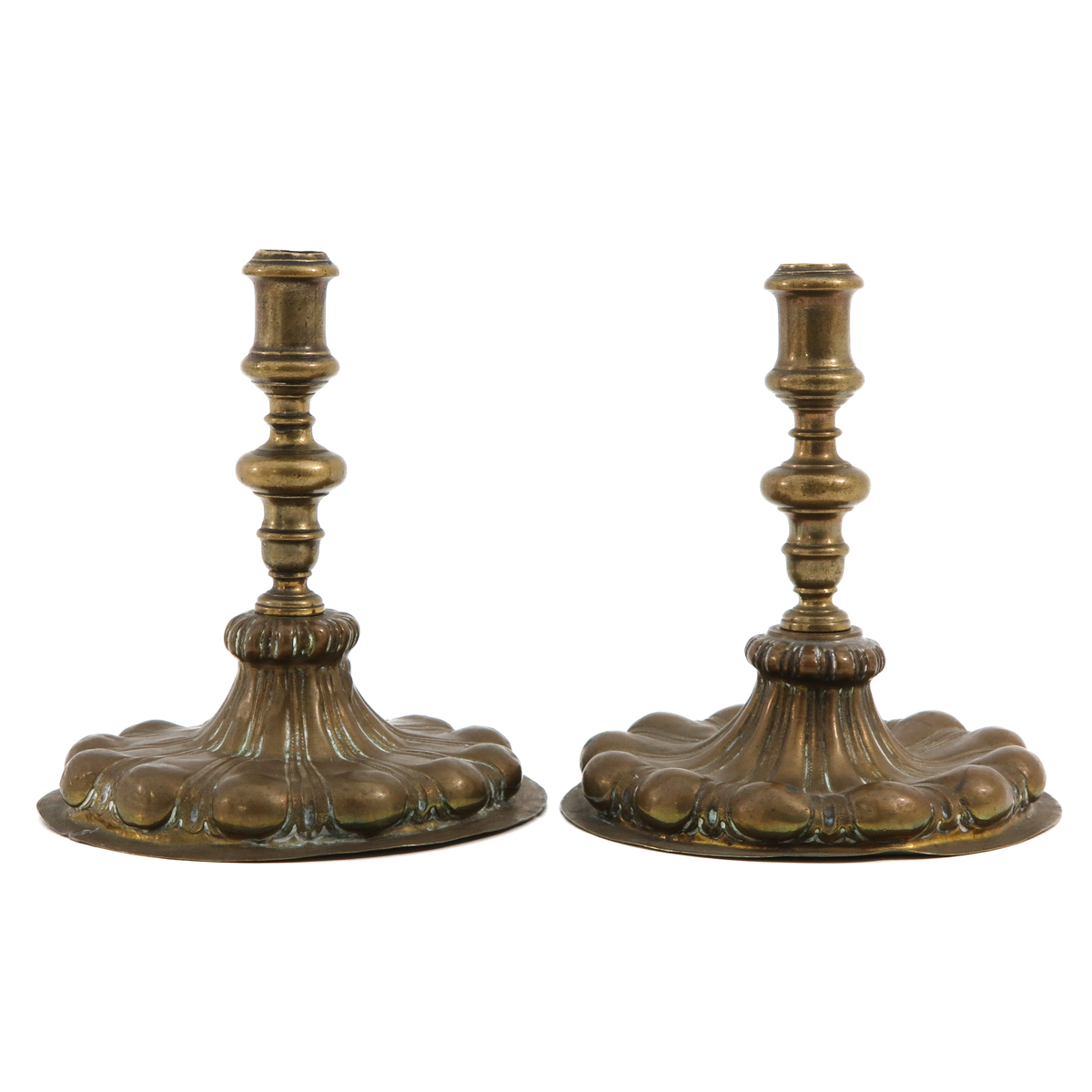 A Pair of 17th Century Italian Candlesticks - Image 2 of 8