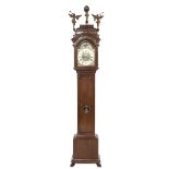 An 18th Century Standing Clock Signed Jan van Brussel