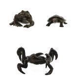 A Collection of 3 Small Bronze Sculptures
