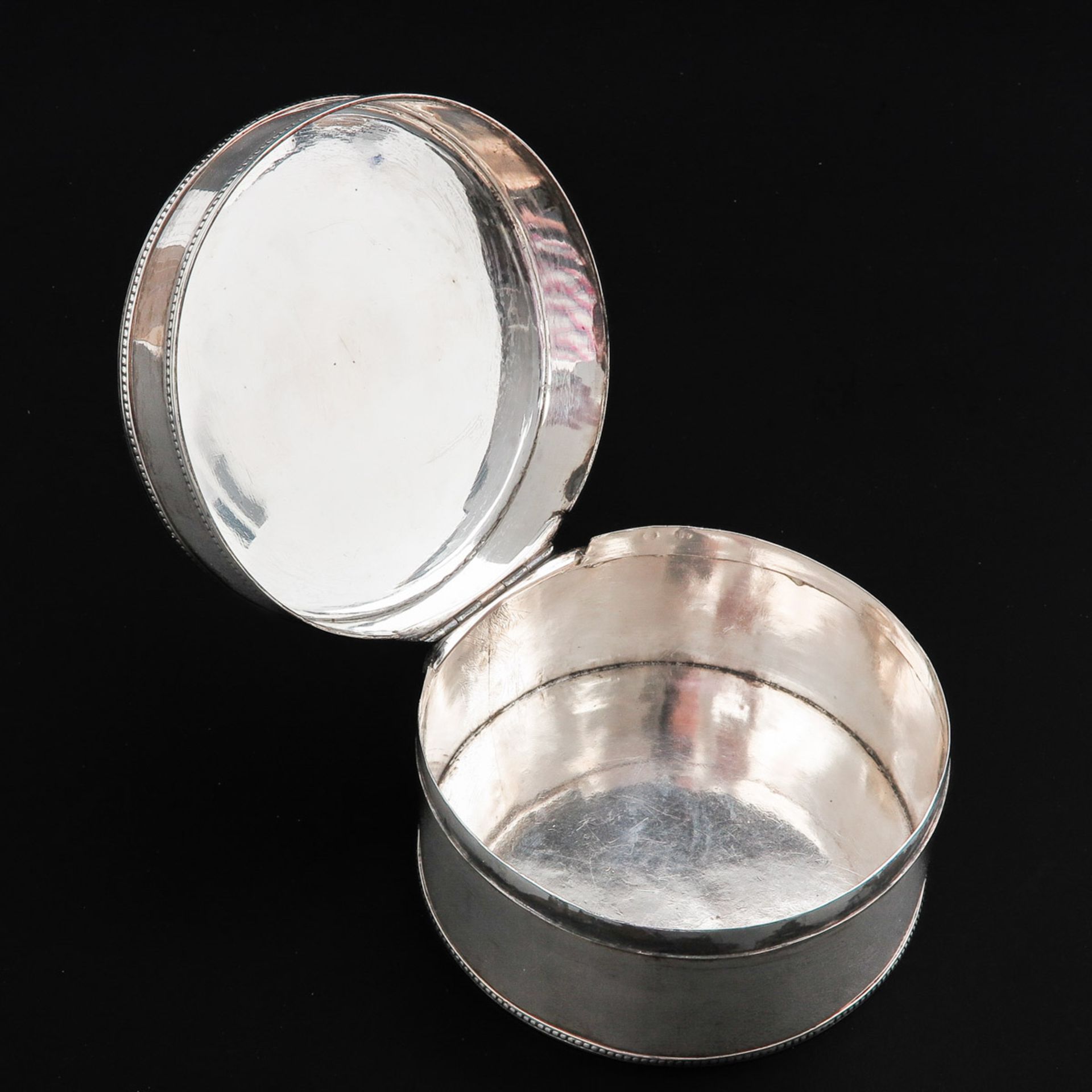 A Dutch Silver Cookie Container - Image 7 of 8