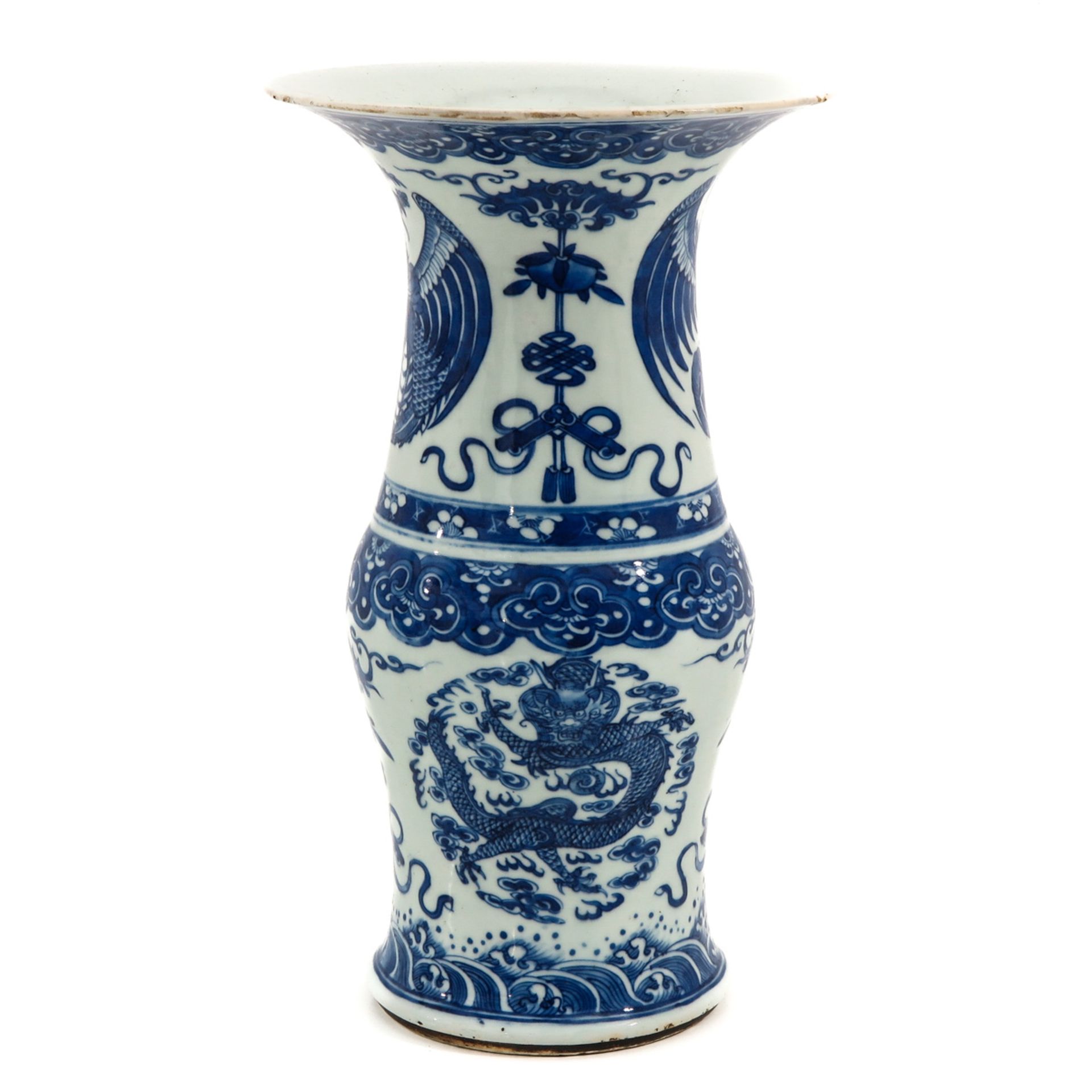 A Blue and White Vase