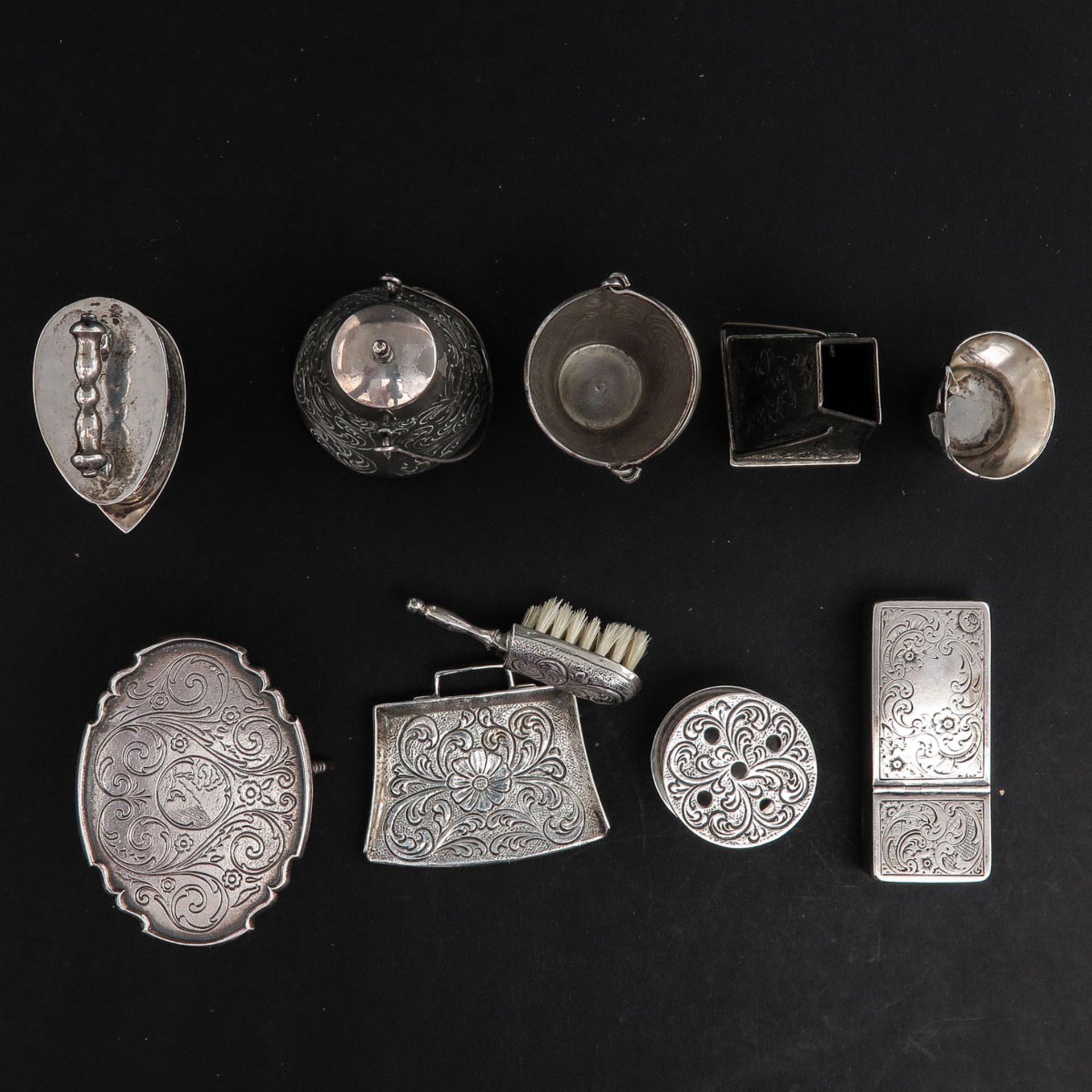 A Collection of Miniature Silver - Bild 5 aus 8