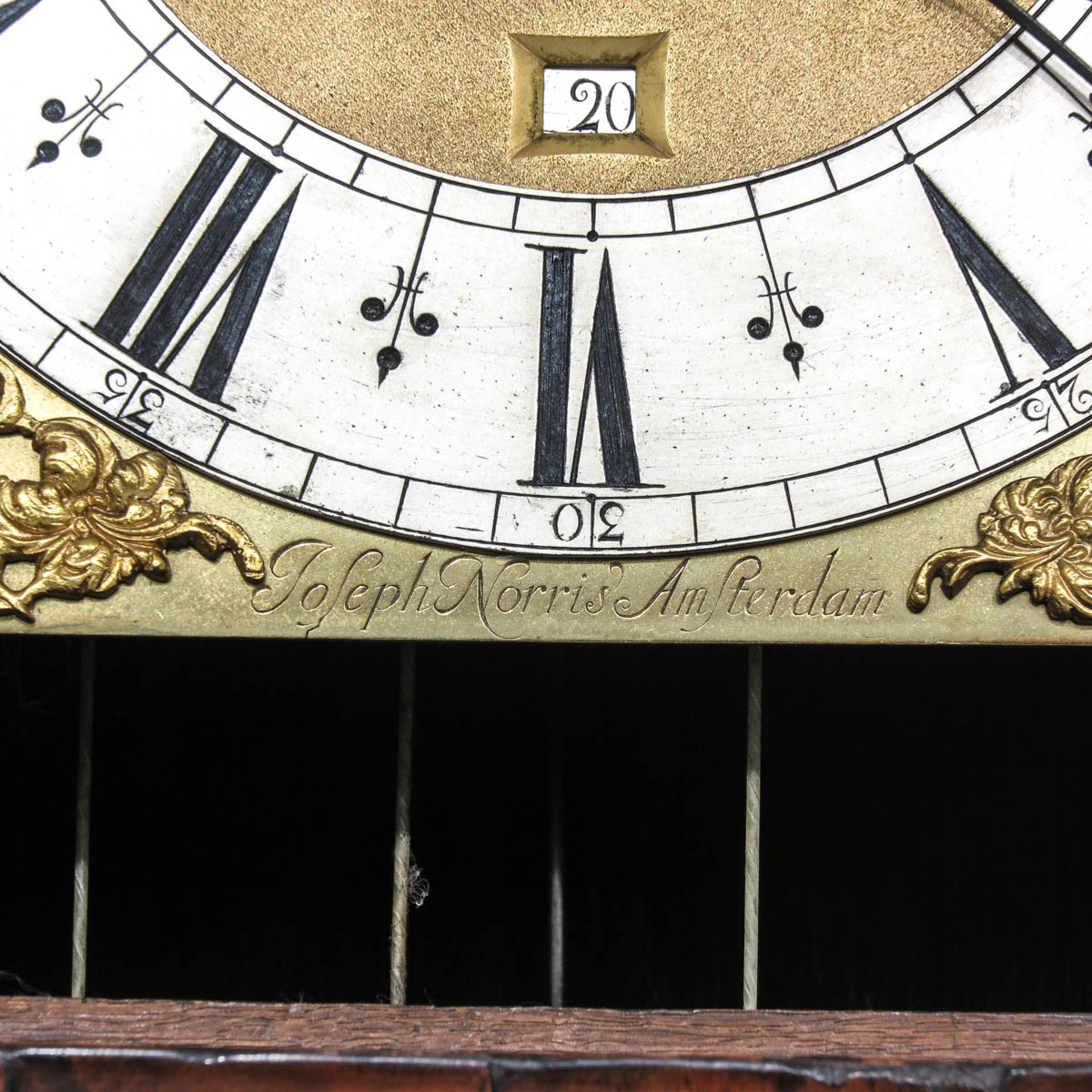 An Amsterdam Standing Clock Singed Joseph Norris - Bild 7 aus 9