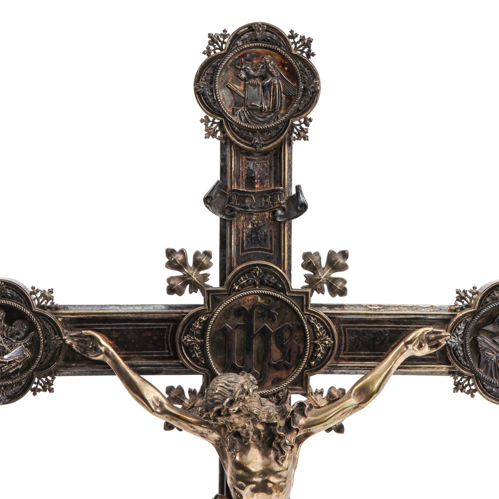 An Altar Cross and 9 Candlesticks - Bild 7 aus 9