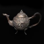 A 19th Century Dutch Silver Teapot