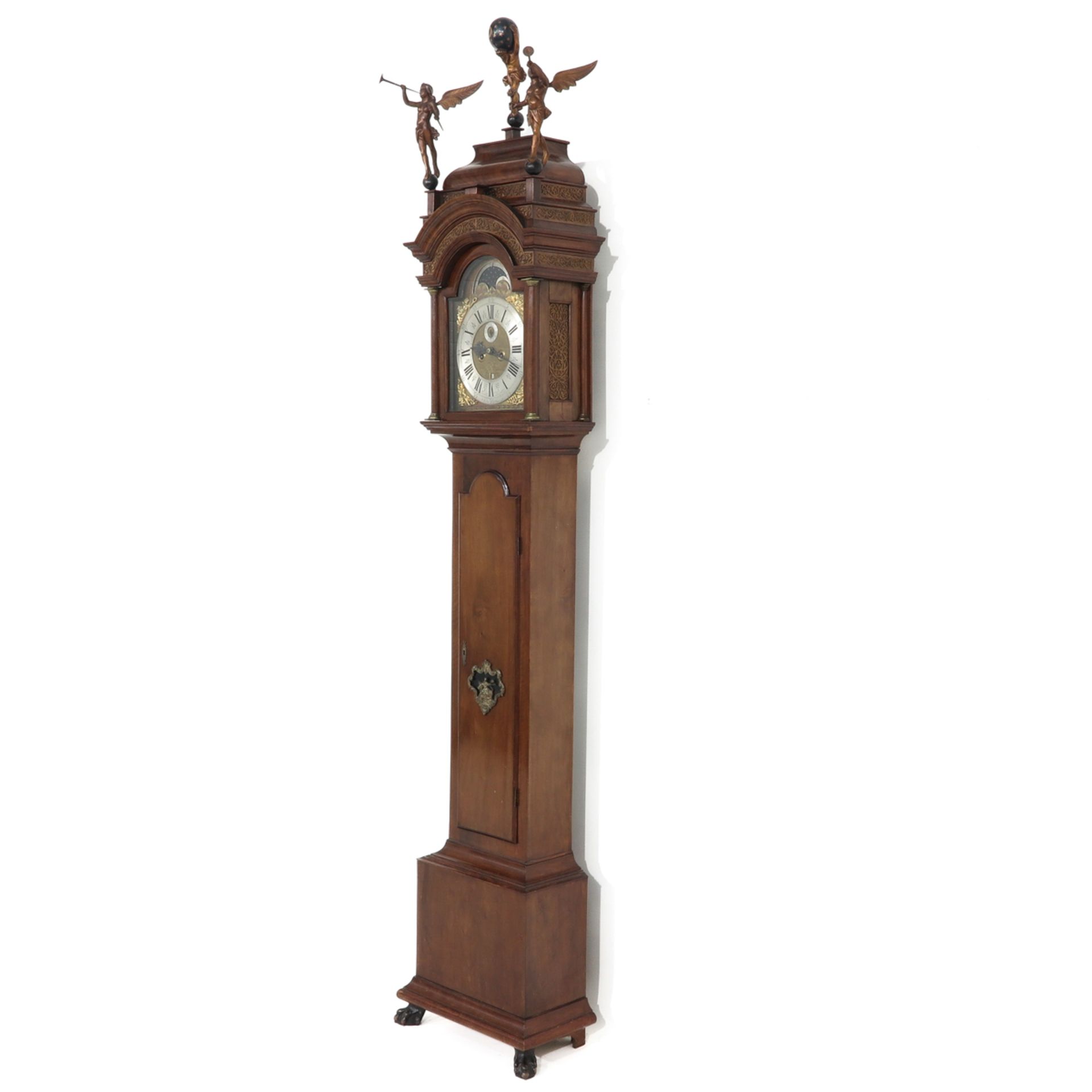 An 18th Century Standing Clock Signed Jan van Brussel - Image 3 of 9