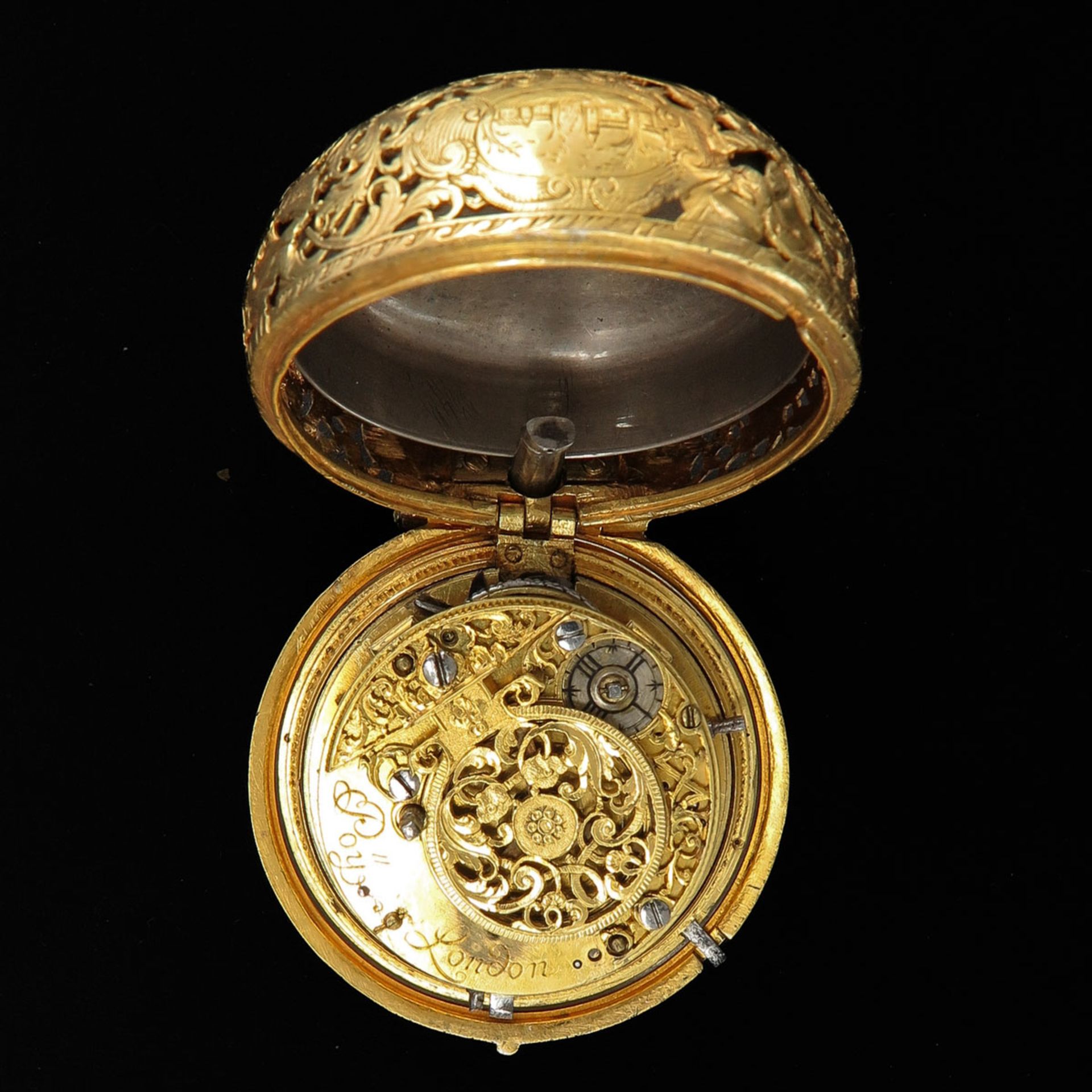 An 18th Century 18KG Pocket Watch Signed Royal London - Bild 6 aus 8