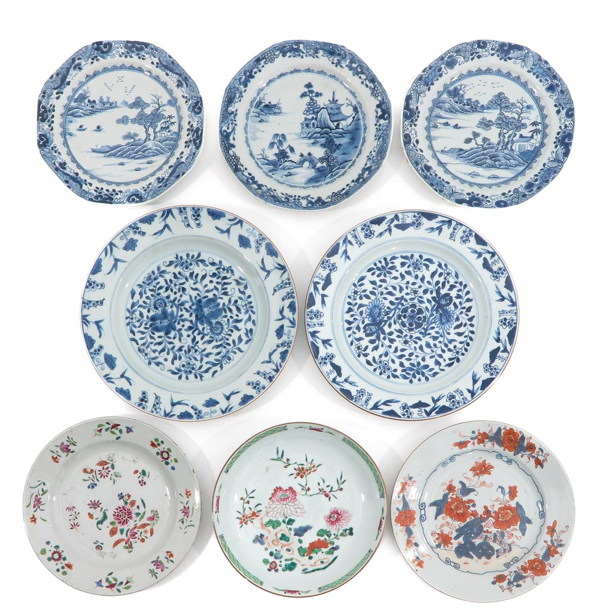 A Collection of 8 Plates