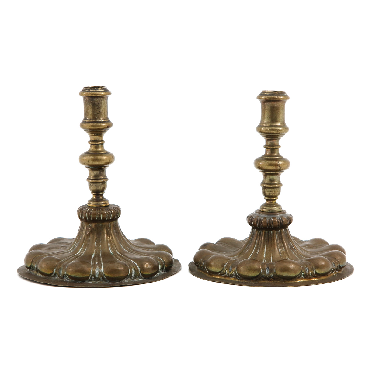A Pair of 17th Century Italian Candlesticks - Image 3 of 8