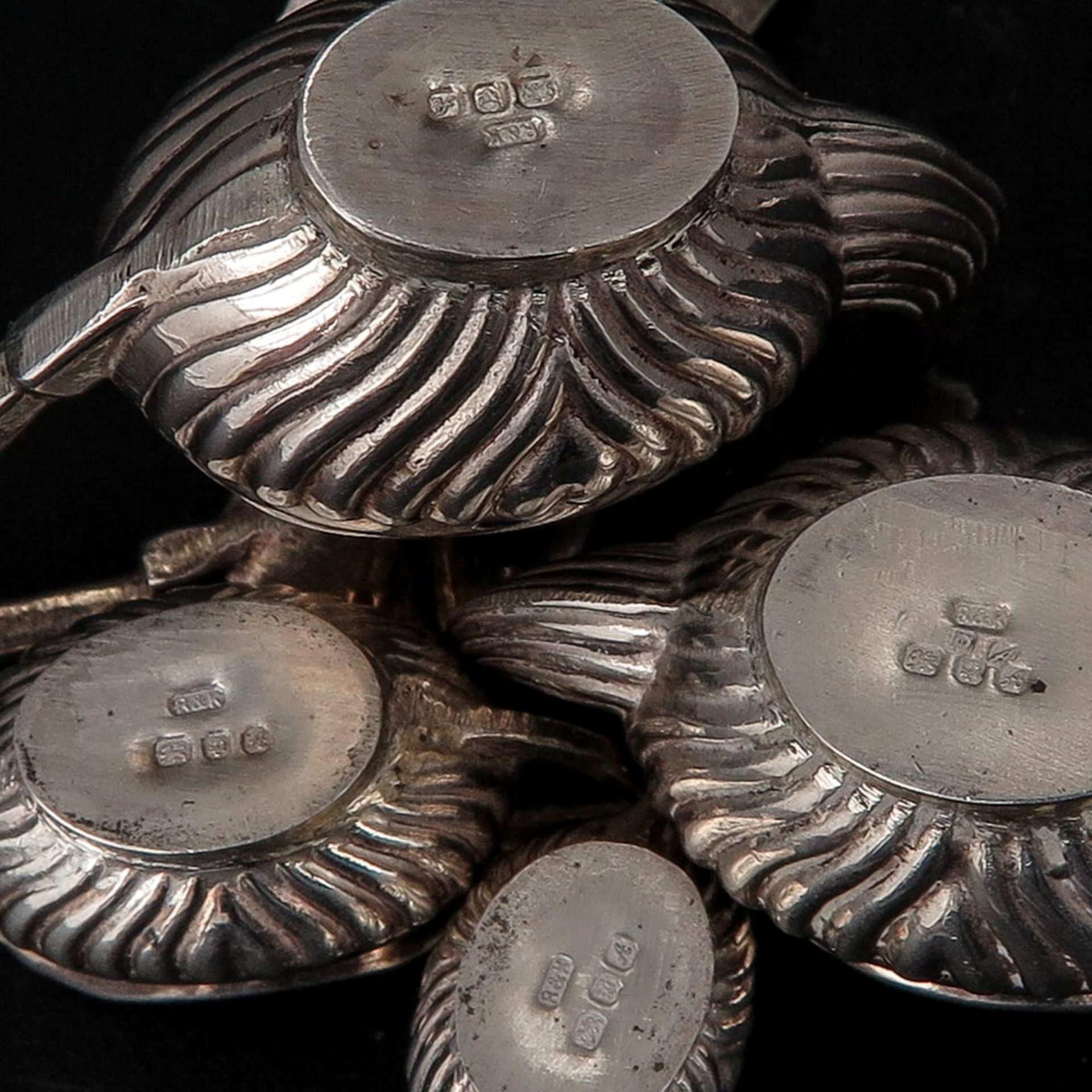 A Miniature English Silver Coffee and Tea Service - Image 8 of 8