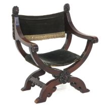 A Very Rare Dutch Folding Chair Circa 1630