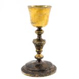 An 18th - 19th Century Gilded Silver Chalice
