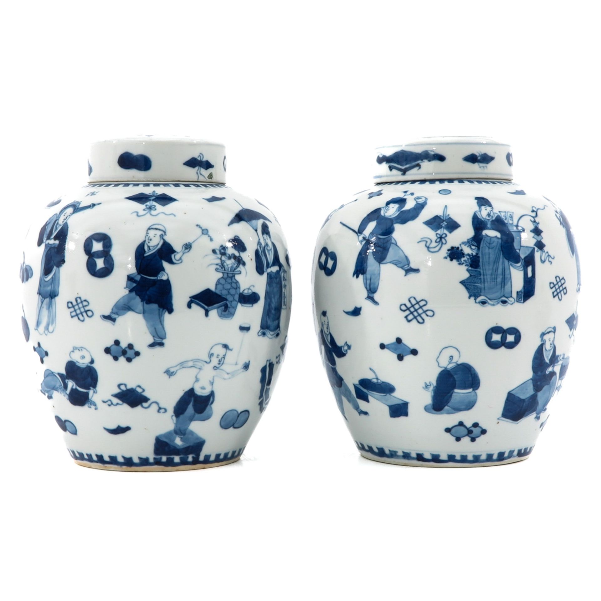 A Pair of Blue and White Ginger Jars - Bild 2 aus 10