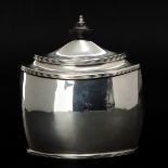 An English Silver Tea Box