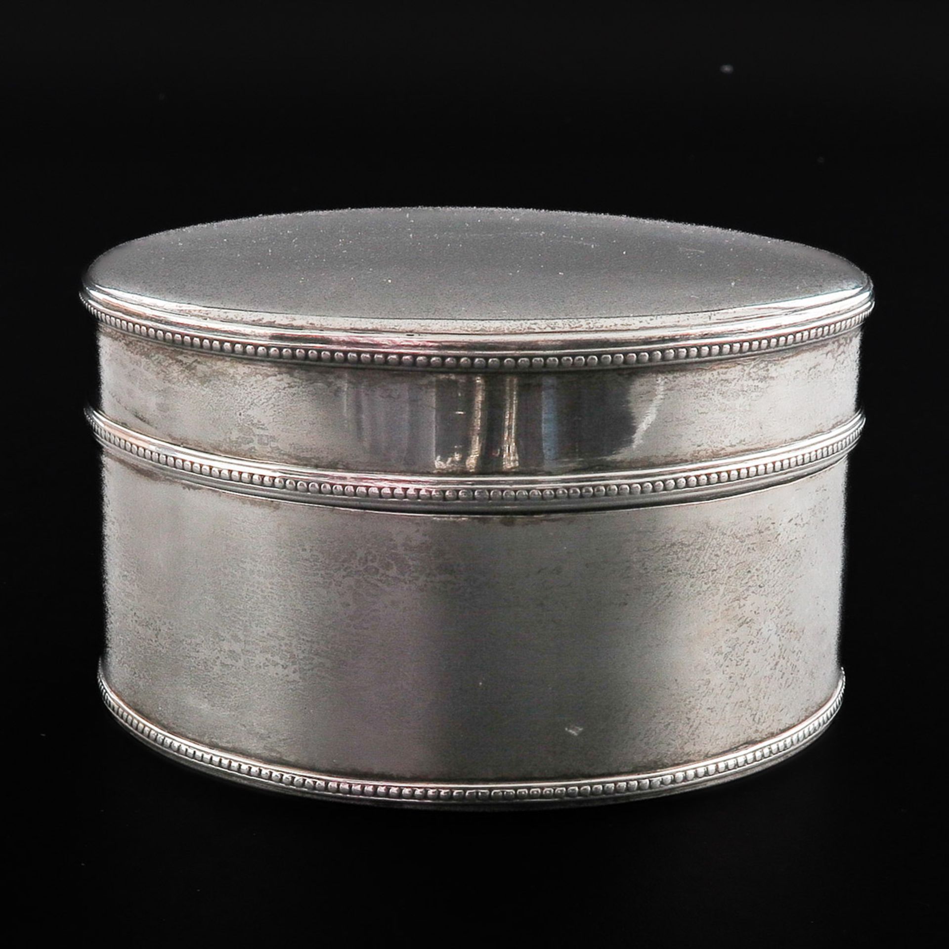 A Dutch Silver Cookie Container
