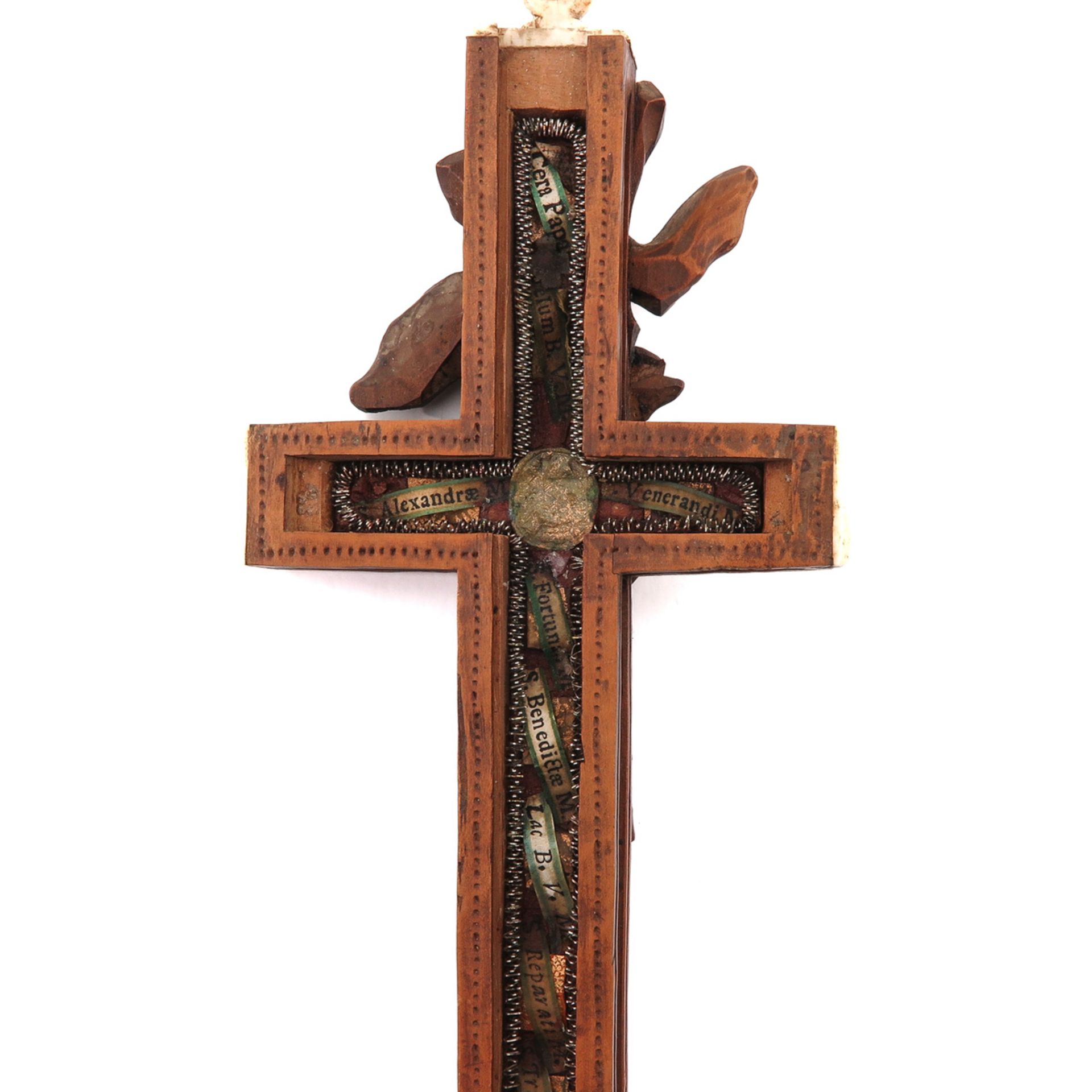 A 19th Century Relic Cross - Bild 8 aus 9