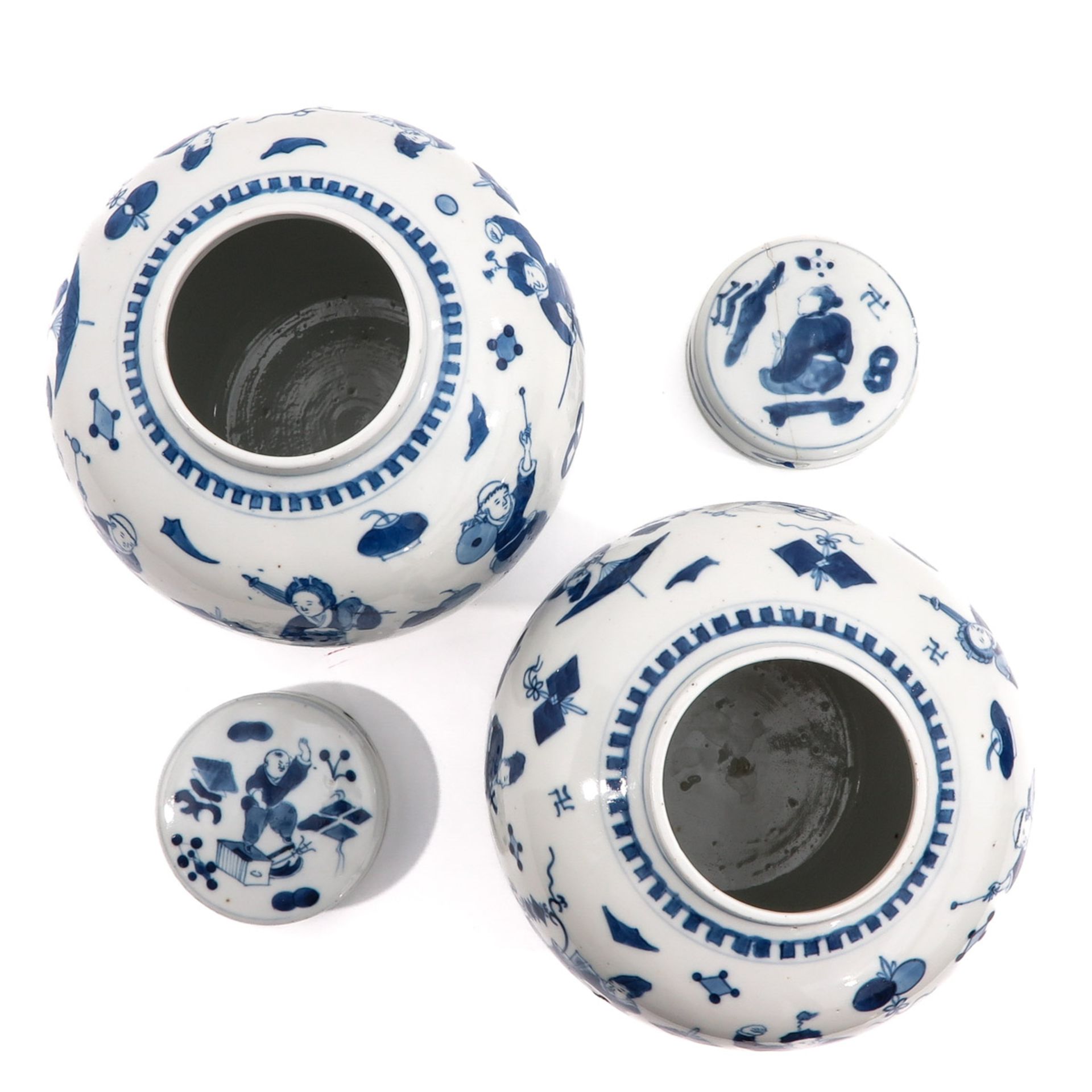 A Pair of Blue and White Ginger Jars - Bild 5 aus 10
