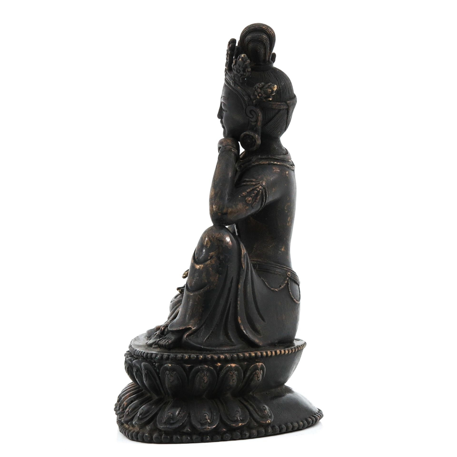 A Bronze Buddha - Bild 2 aus 9