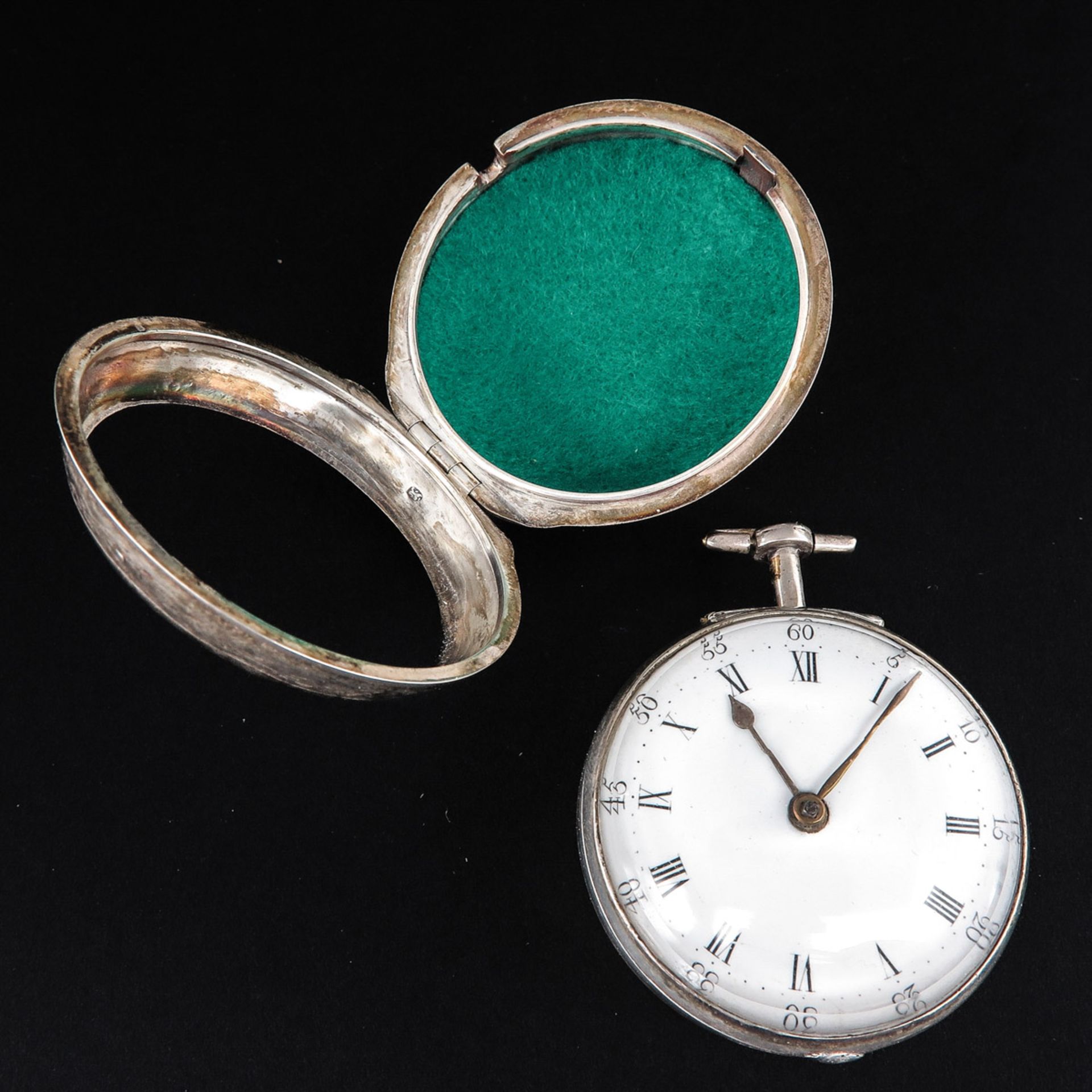 An 18th Century English Silver Pocket Watch - Bild 3 aus 8