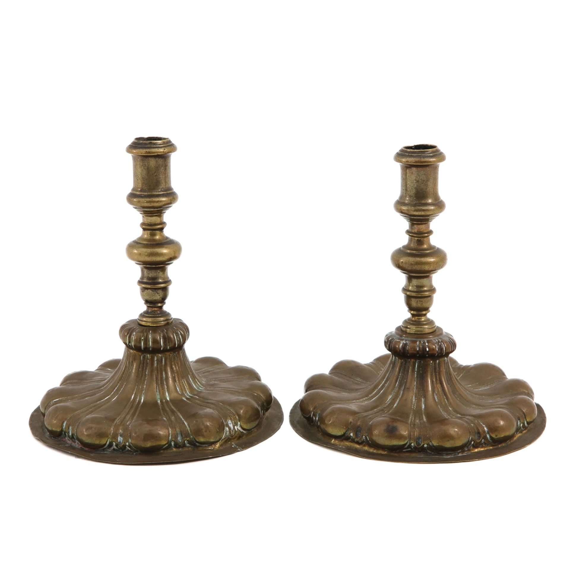 A Pair of 17th Century Italian Candlesticks