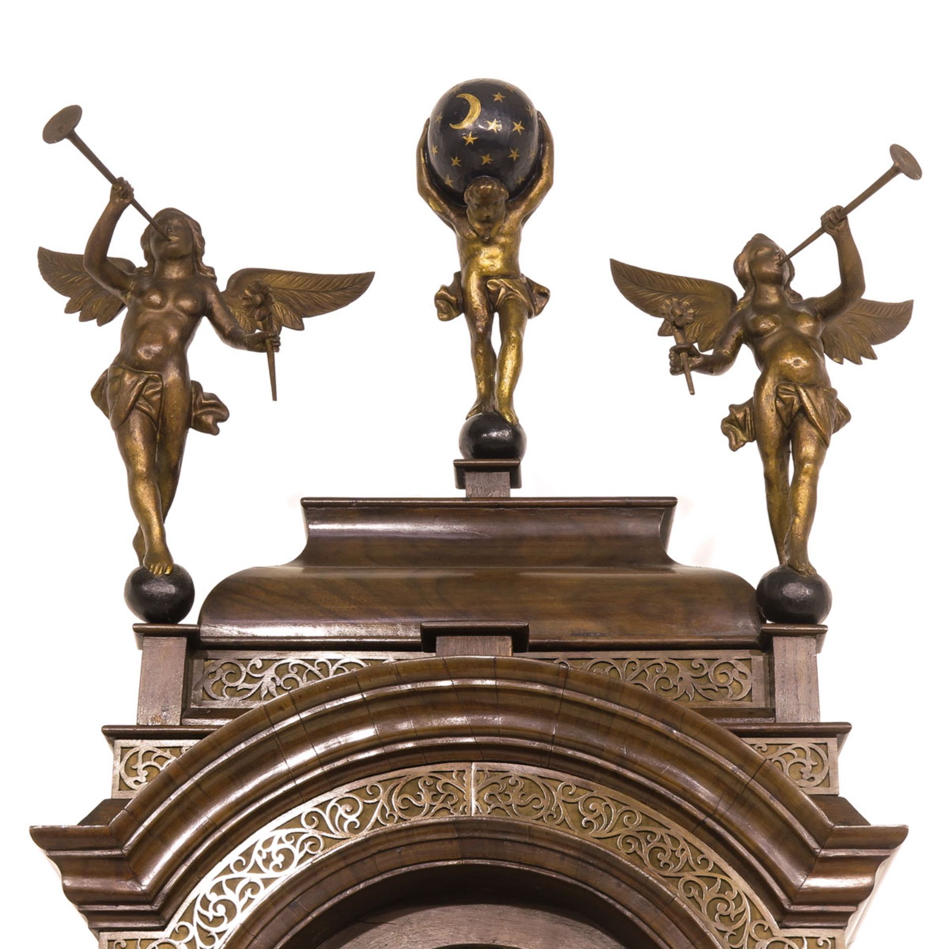 An 18th Century Standing Clock Signed Jan van Brussel - Image 7 of 9