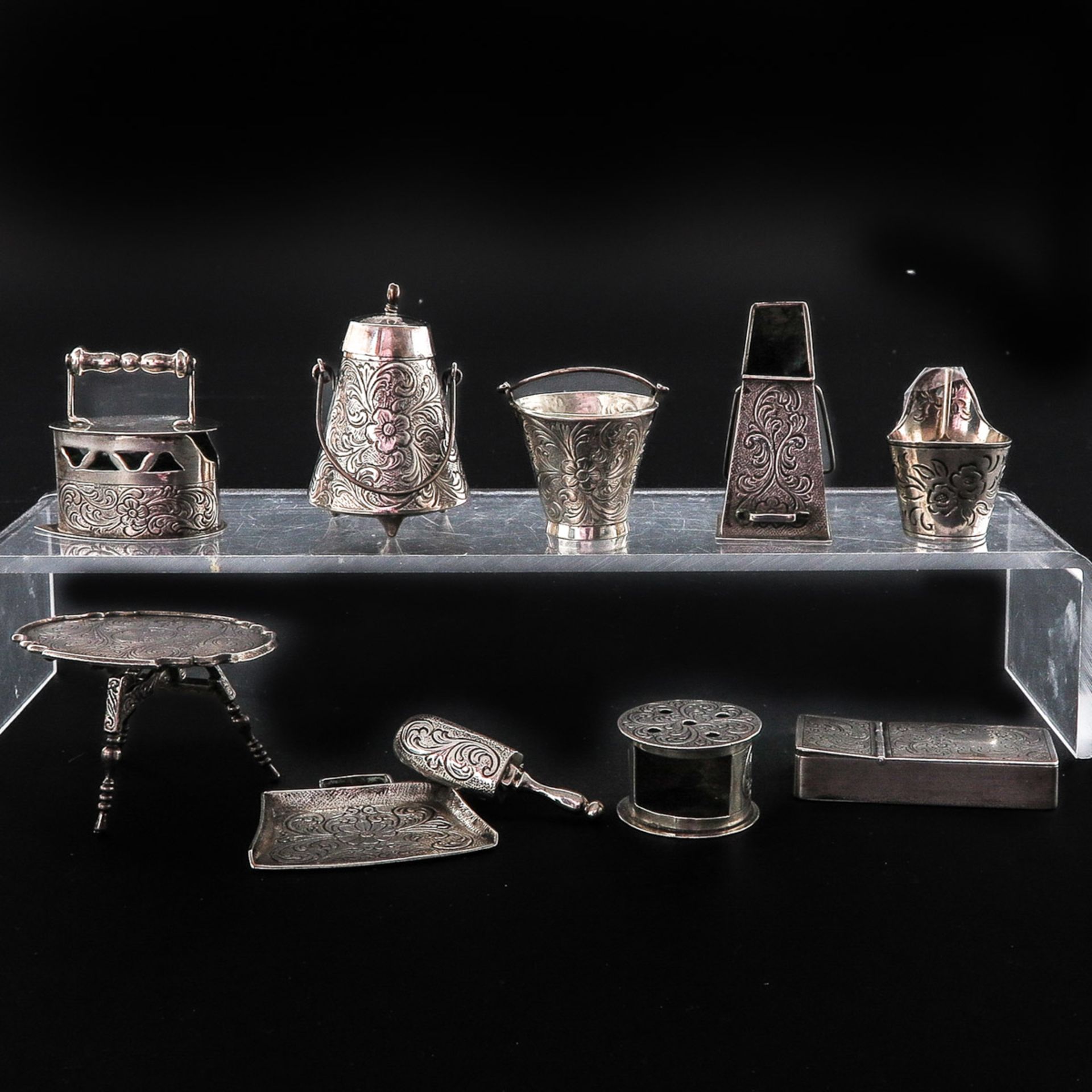A Collection of Miniature Silver