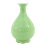 A Lime Green Glaze Vase