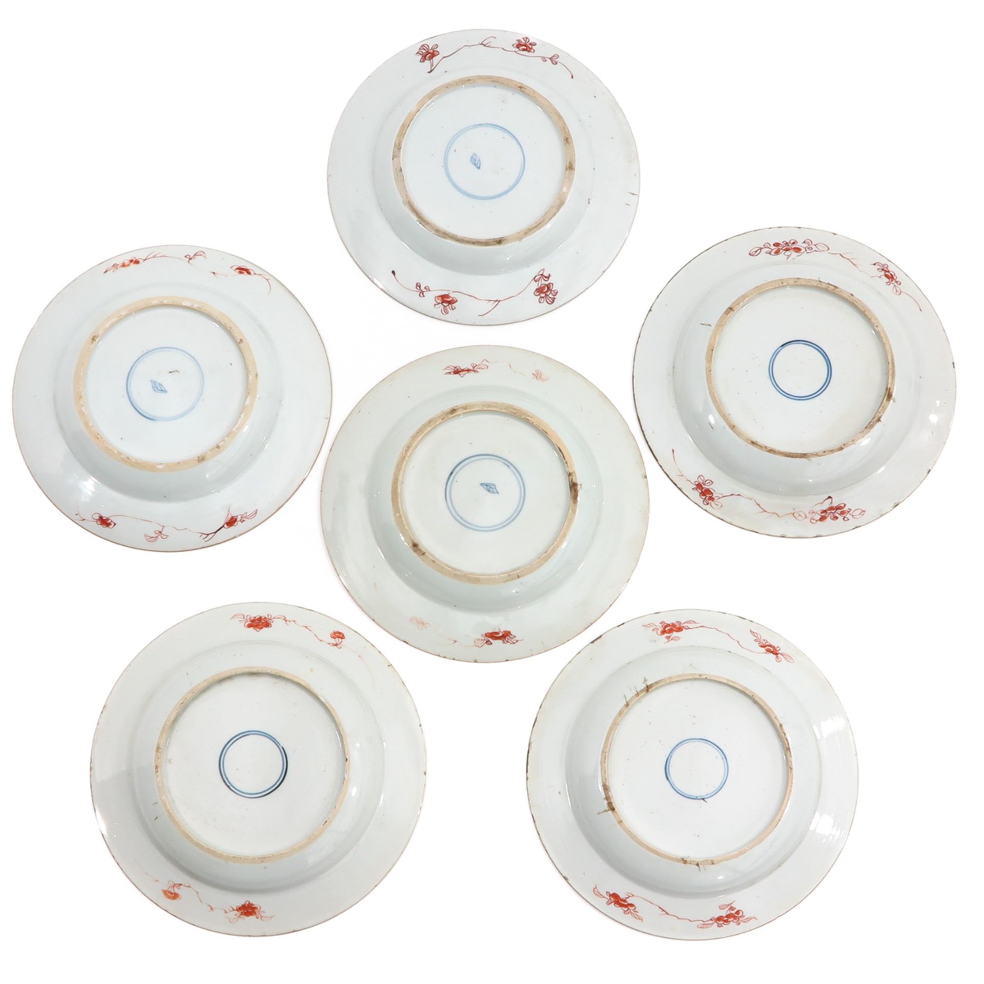 A Series of 6 Imari Plates - Bild 2 aus 10