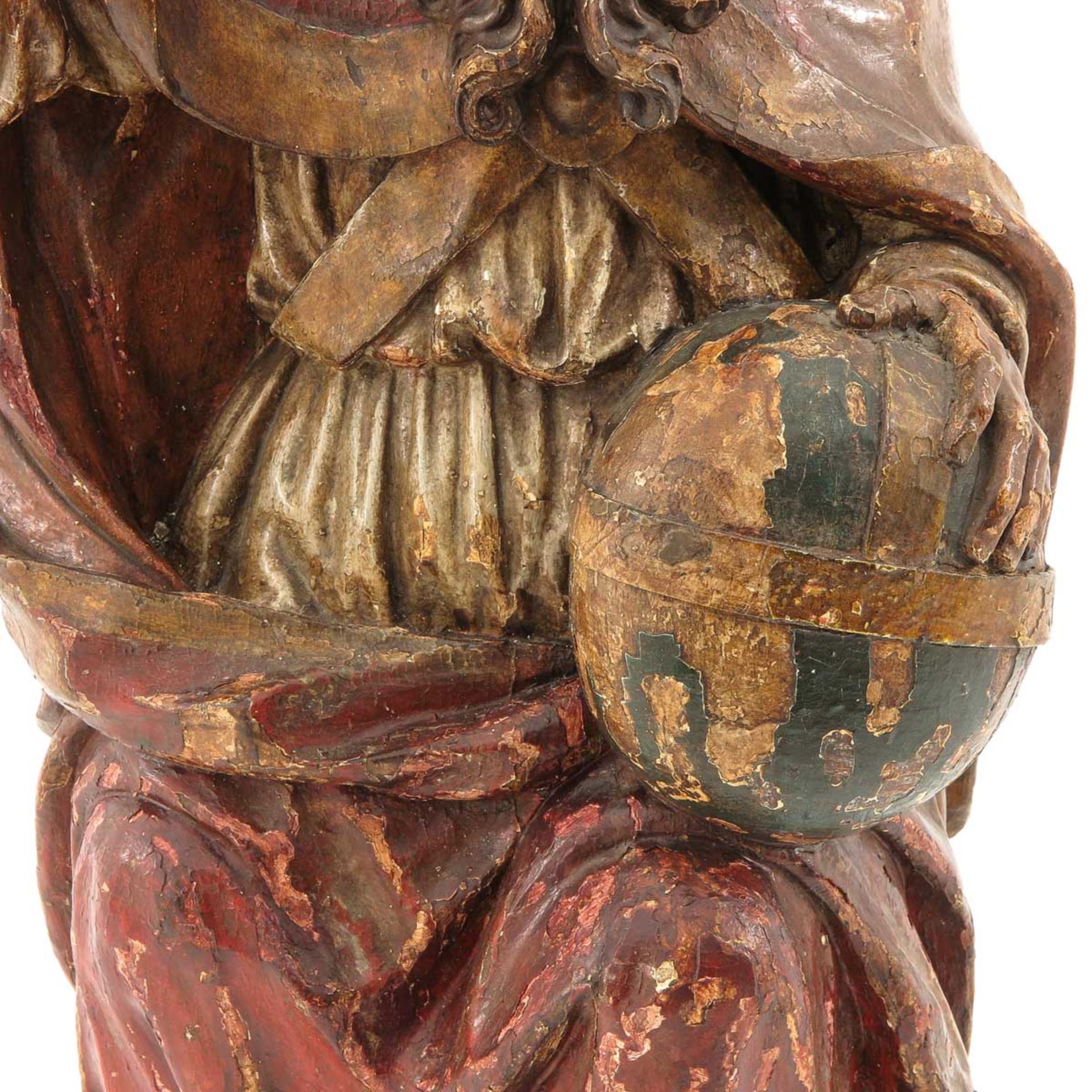 An 18th Century Sculpture Depicting God the Father - Image 8 of 9