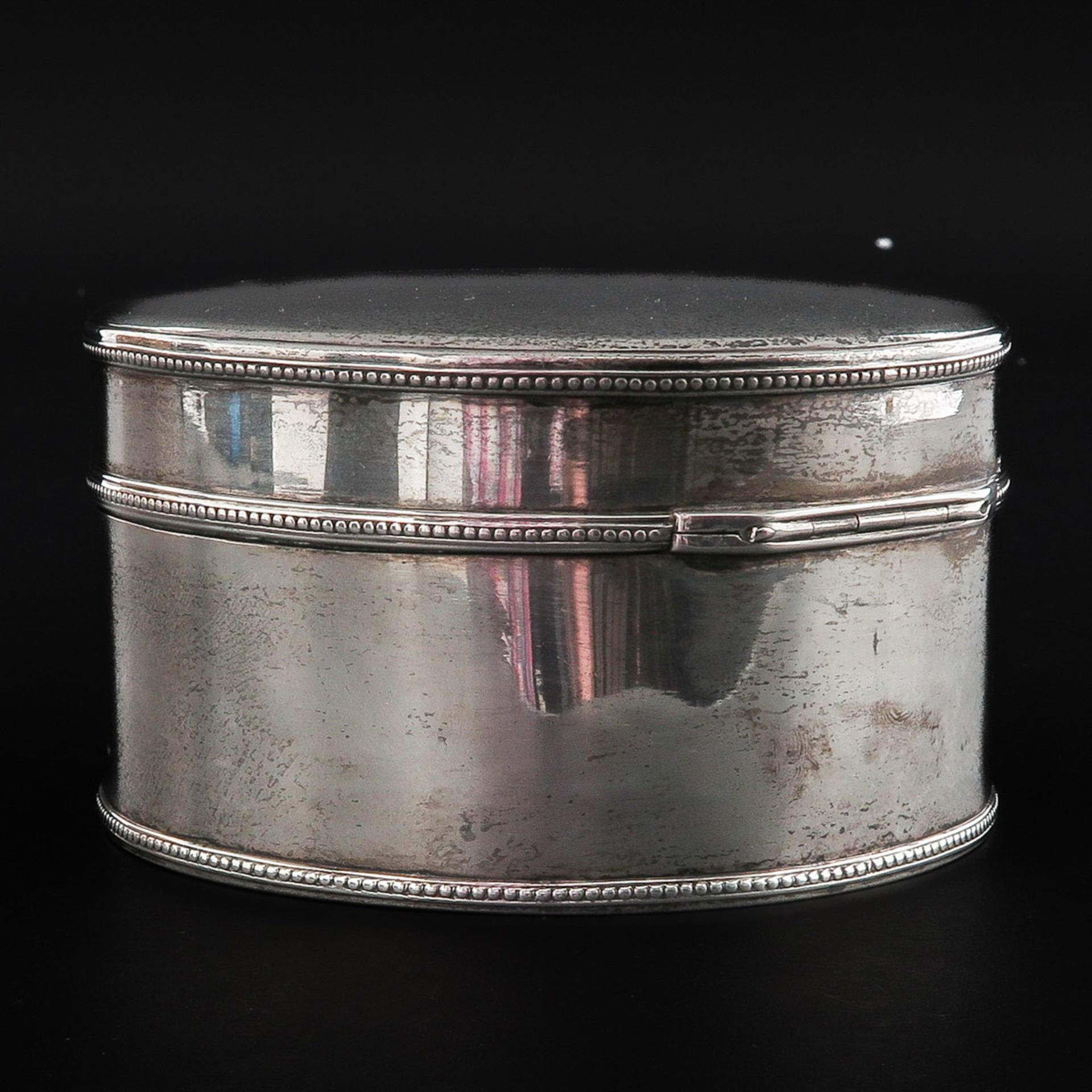 A Dutch Silver Cookie Container - Image 2 of 8