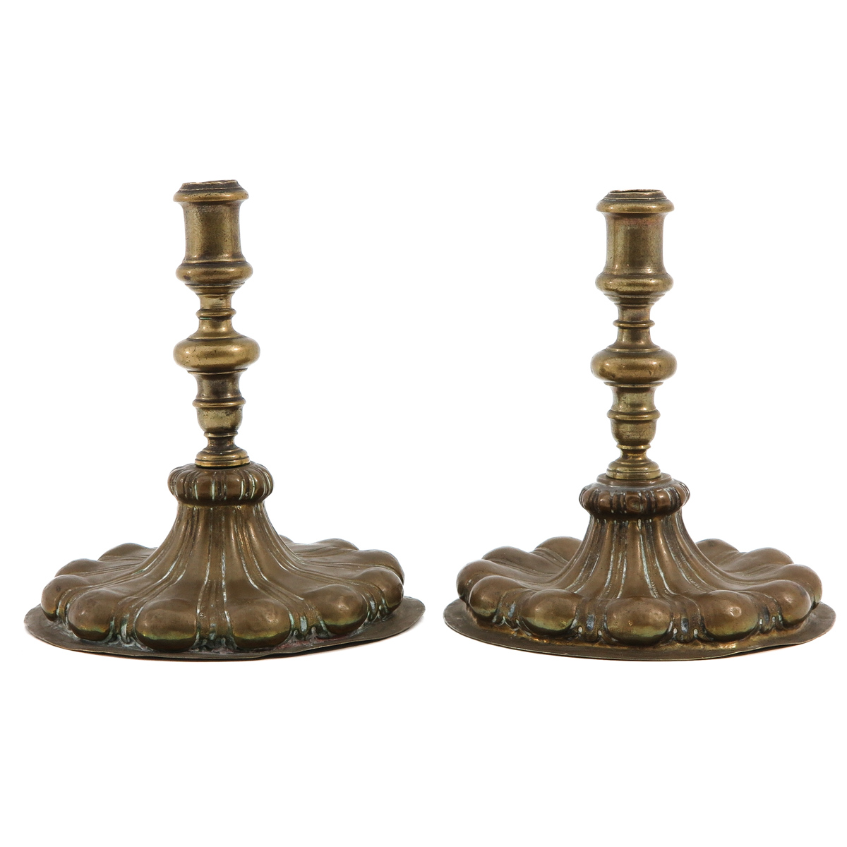 A Pair of 17th Century Italian Candlesticks - Image 4 of 8