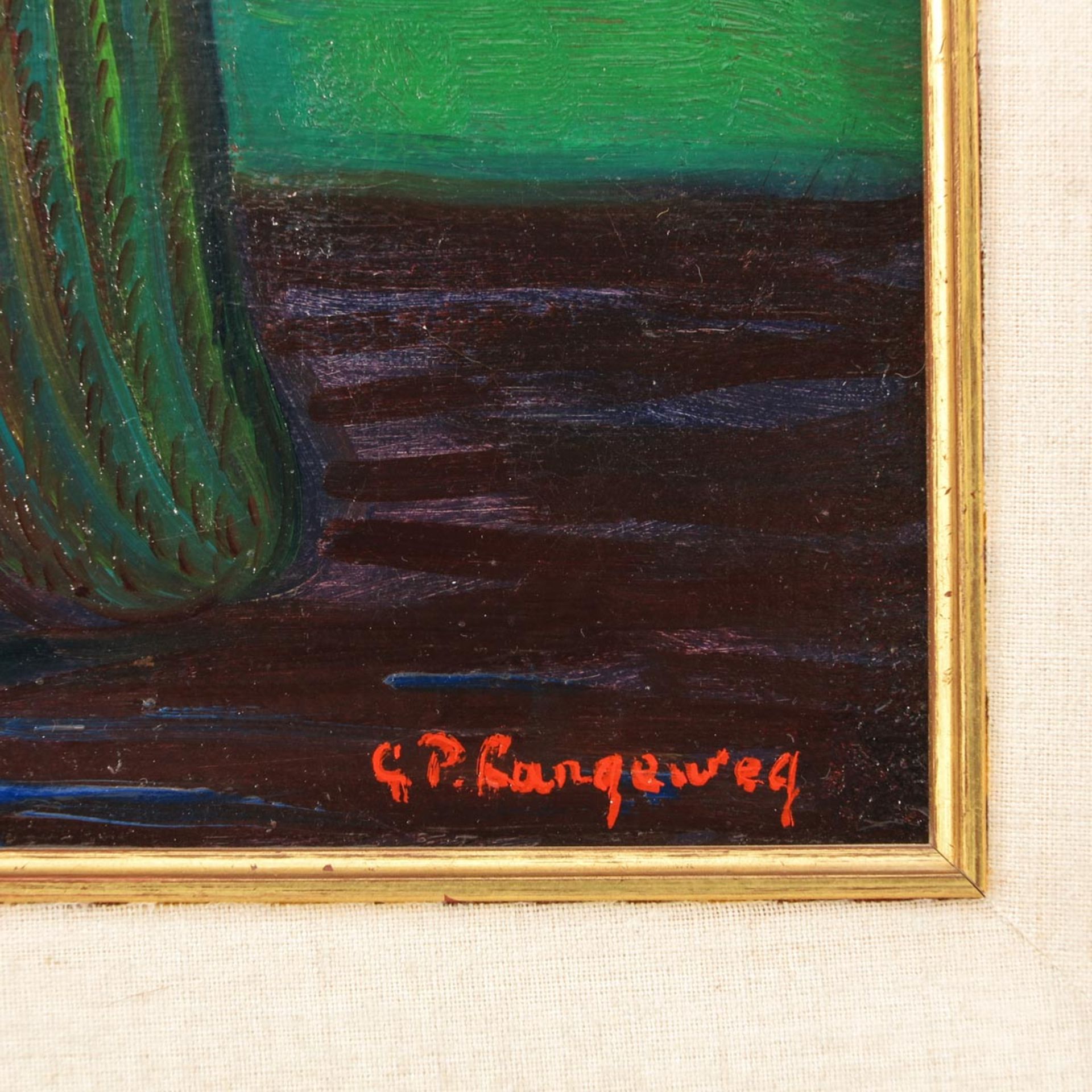 An Oil on Canvas Signed Ger Langeweg - Image 3 of 6