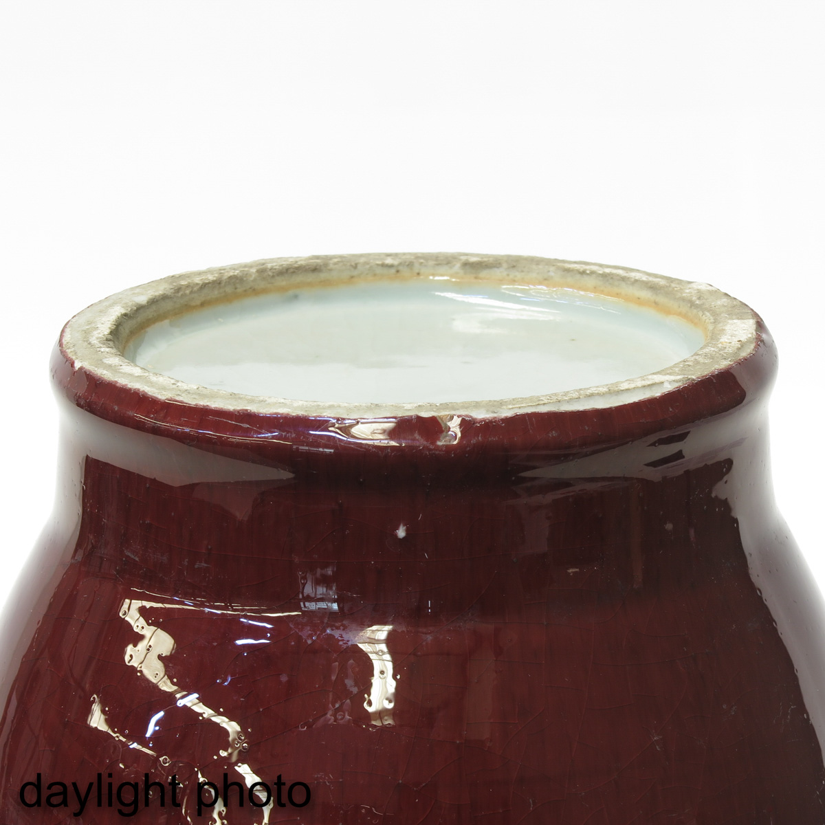 A Sang de Boeuf Decor Vase - Image 8 of 9