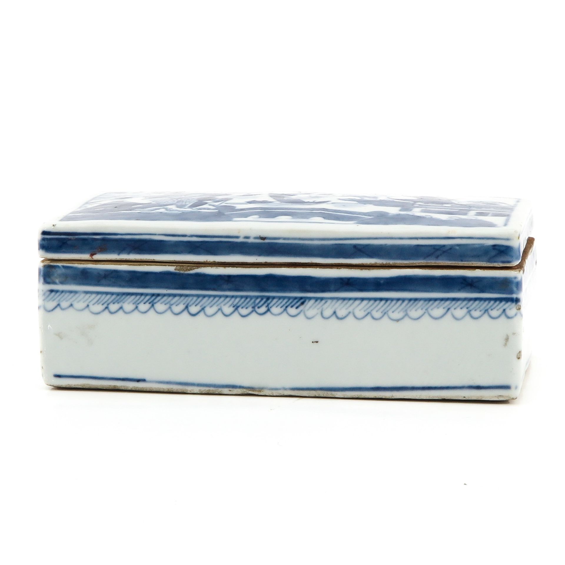 A Blue and White Box