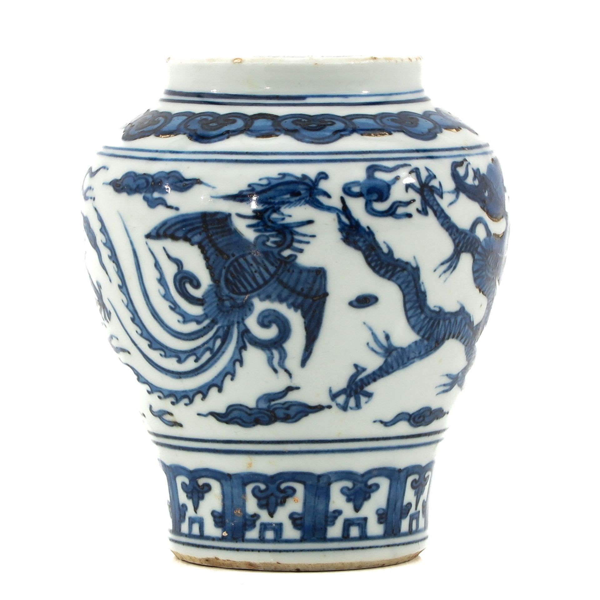 A Blue and White Jar - Image 4 of 9