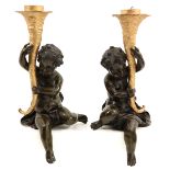 A Pair of Bronze Angels