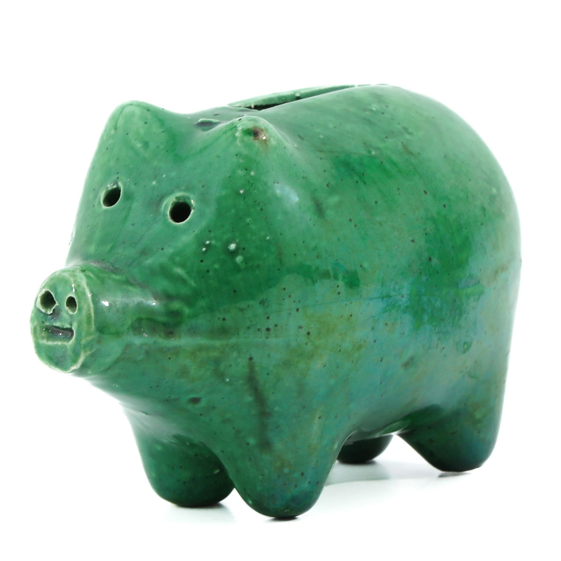 A Collection of 4 19th Century Piggy Banks - Image 8 of 10