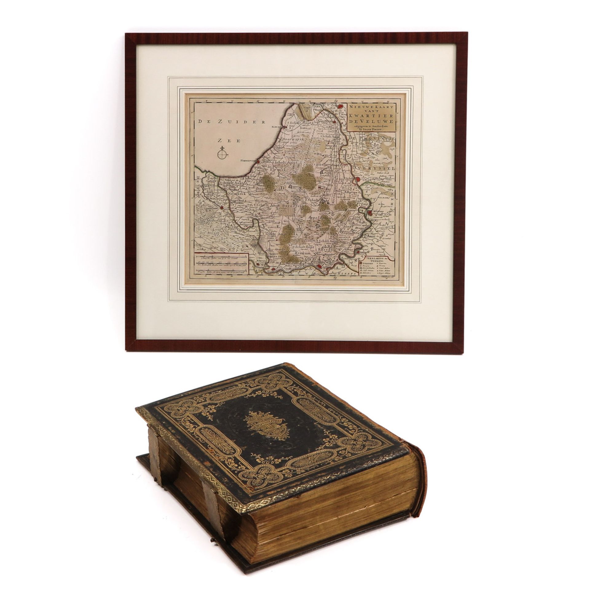 A Map of de Veluwe and English Bible