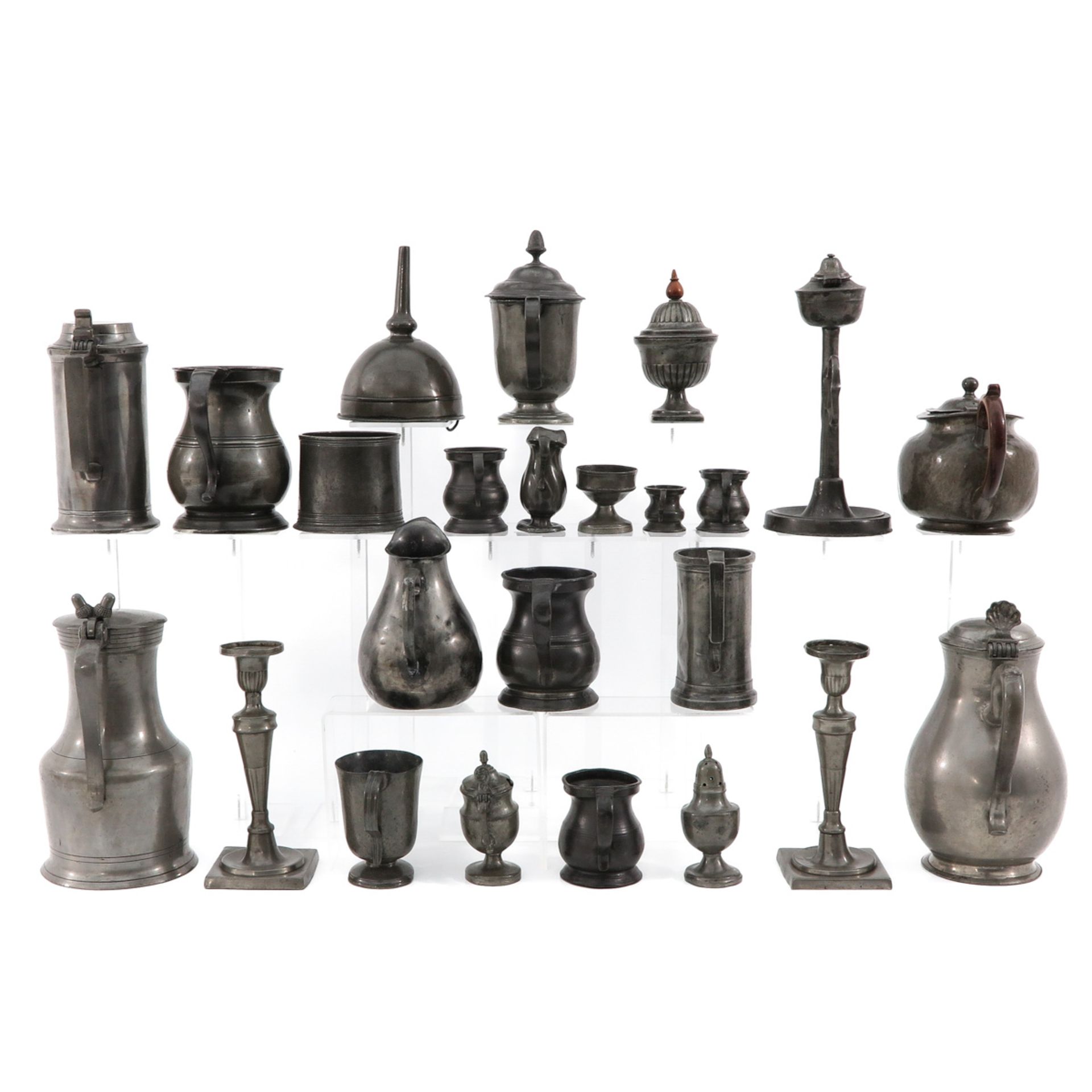 A Collection of Pewter Objects - Bild 2 aus 10