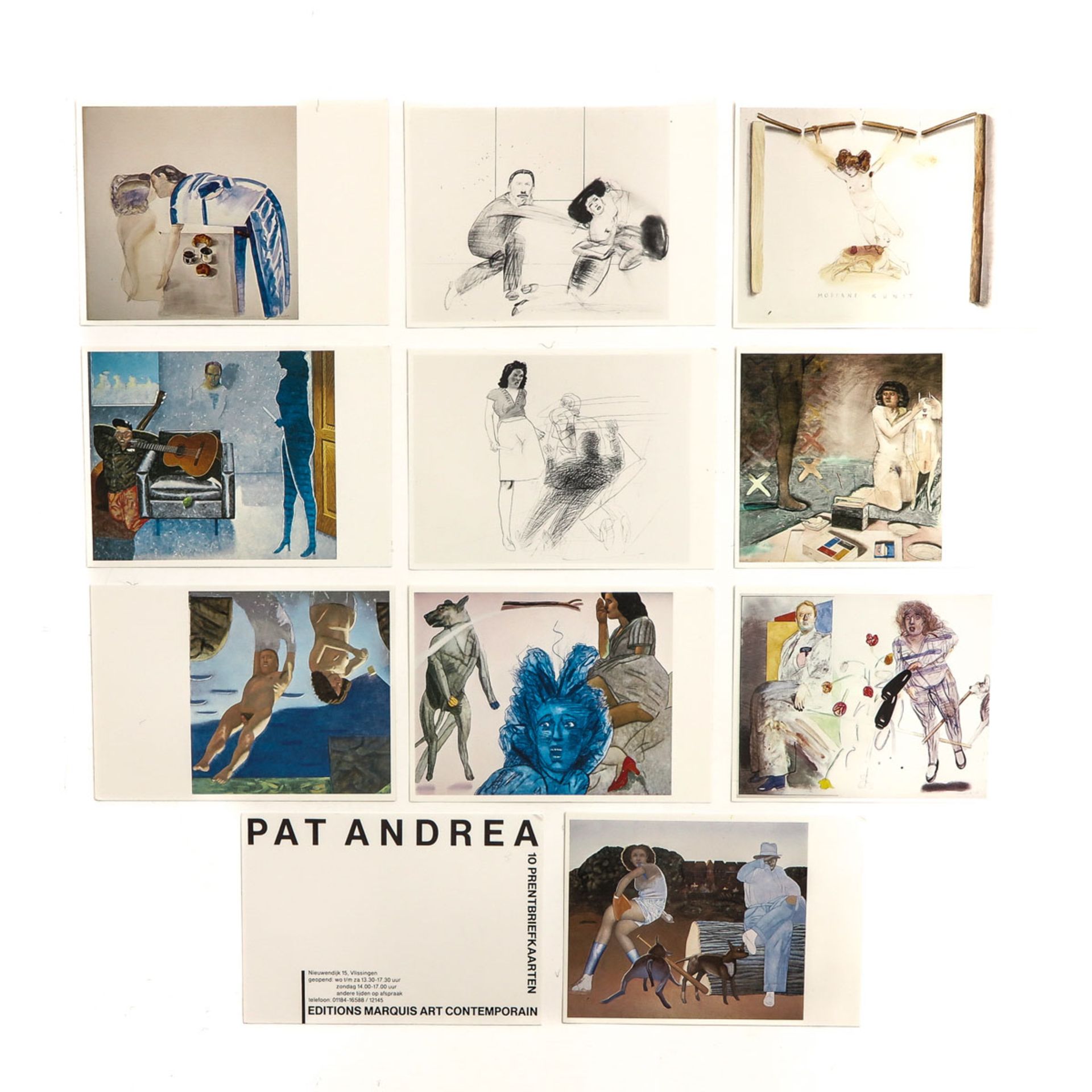 A Book by Pat Andrea with Postcards from Artist - Bild 2 aus 10